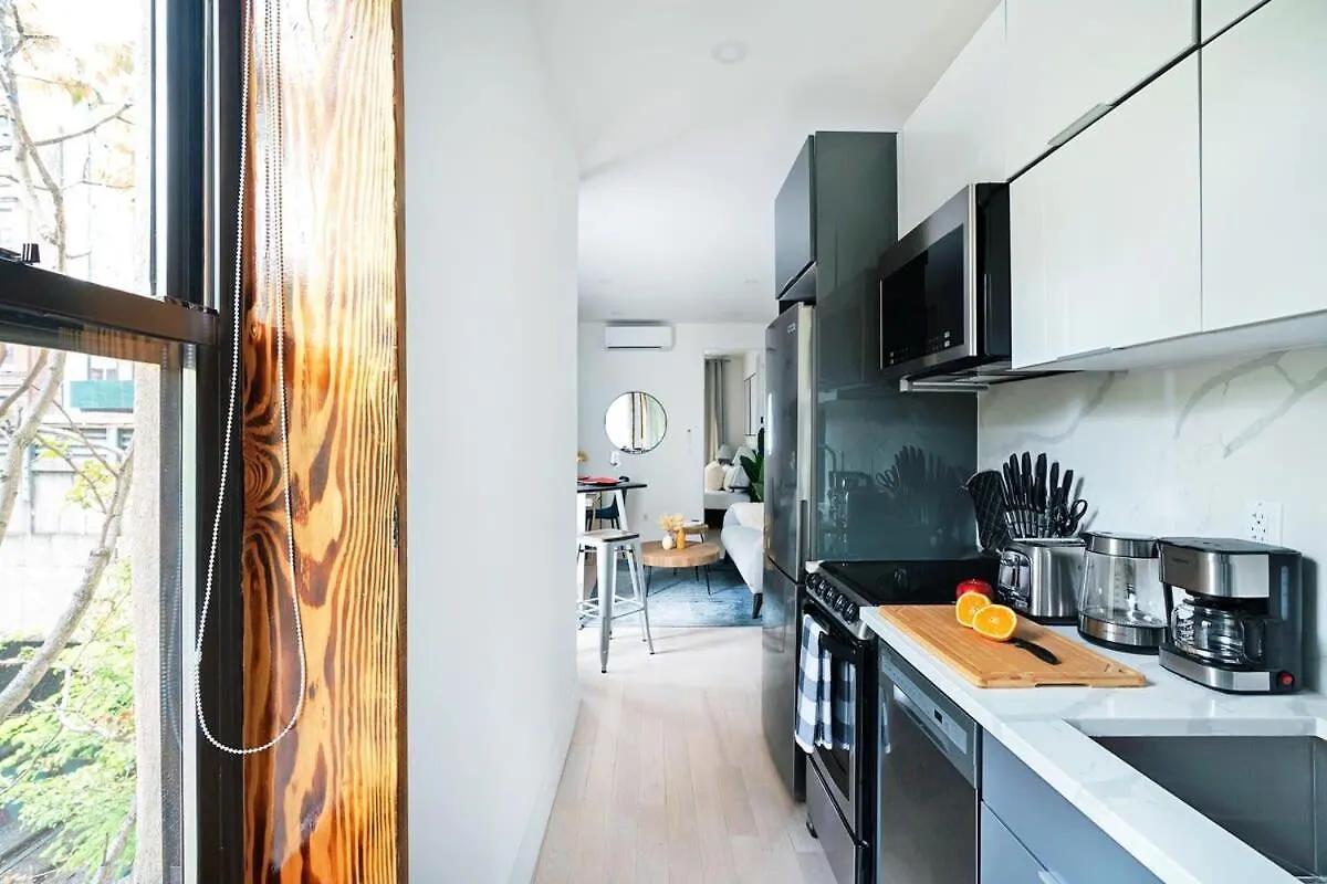 48-1Fe Brand New 1Br Prime Hell'S Kitchen Wd In Unit Apartment New York United States
